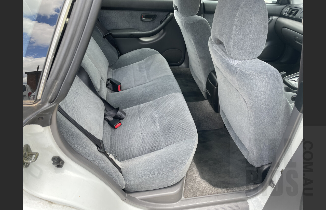 1/2000 Subaru Liberty GX (awd) MY00 4d Sedan White 2.0L