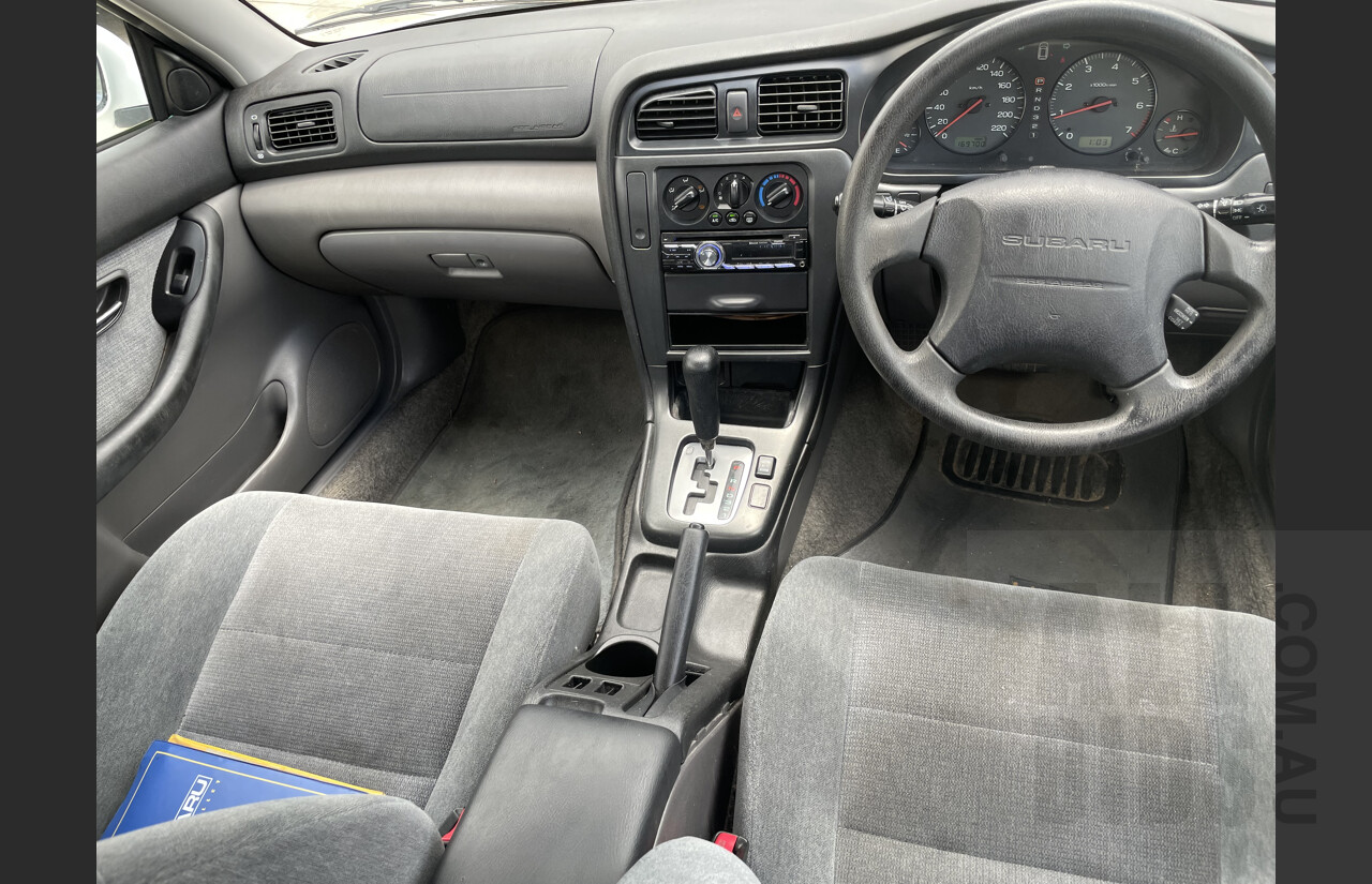 1/2000 Subaru Liberty GX (awd) MY00 4d Sedan White 2.0L