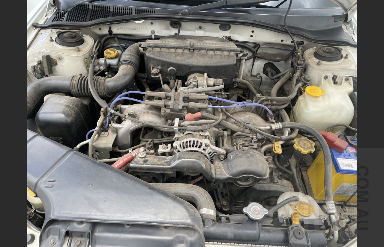 1/2000 Subaru Liberty GX (awd) MY00 4d Sedan White 2.0L