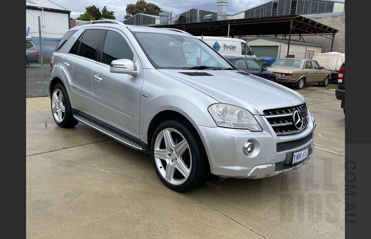 9/2010 Mercedes-Benz ML350 CDI BlueEfficiency AMG Sports (4x4) W164  4d Wagon Silver  3.0L