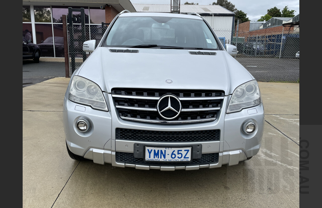 9/2010 Mercedes-Benz ML350 CDI BlueEfficiency AMG Sports (4x4) W164  4d Wagon Silver  3.0L