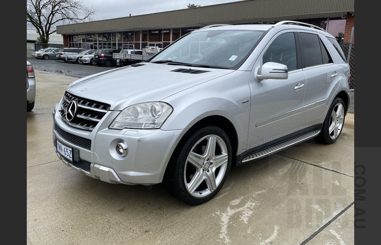 9/2010 Mercedes-Benz ML350 CDI BlueEfficiency AMG Sports (4x4) W164  4d Wagon Silver  3.0L