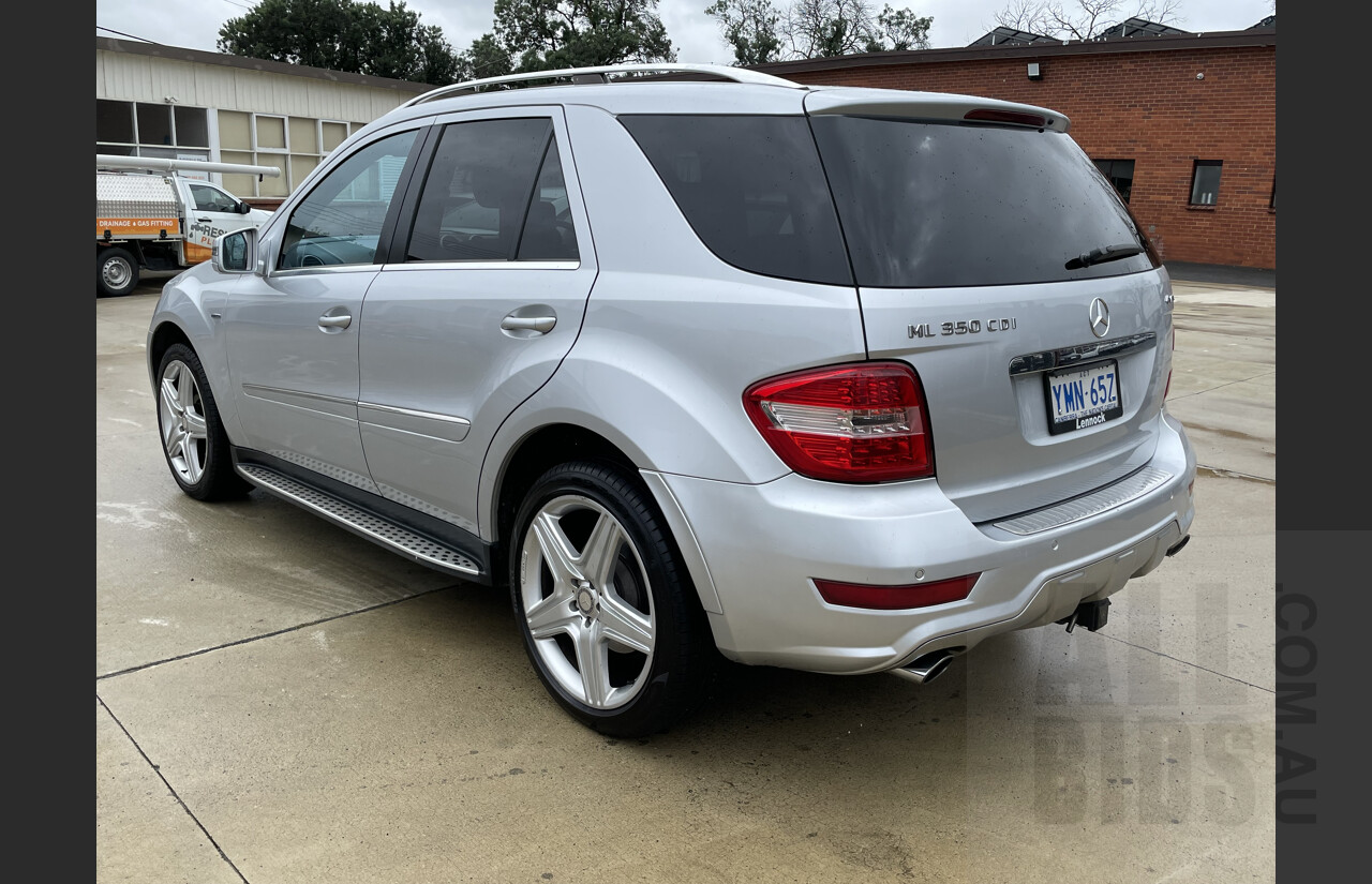 9/2010 Mercedes-Benz ML350 CDI BlueEfficiency AMG Sports (4x4) W164  4d Wagon Silver  3.0L