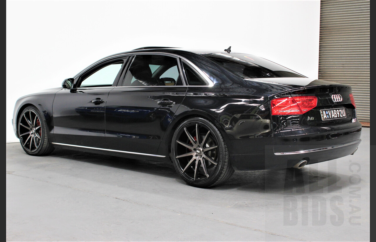 4/2013 Audi A8 L 3.0 TDi Quattro 4H MY12 4d Sedan Black 3.0L Turbo Diesel