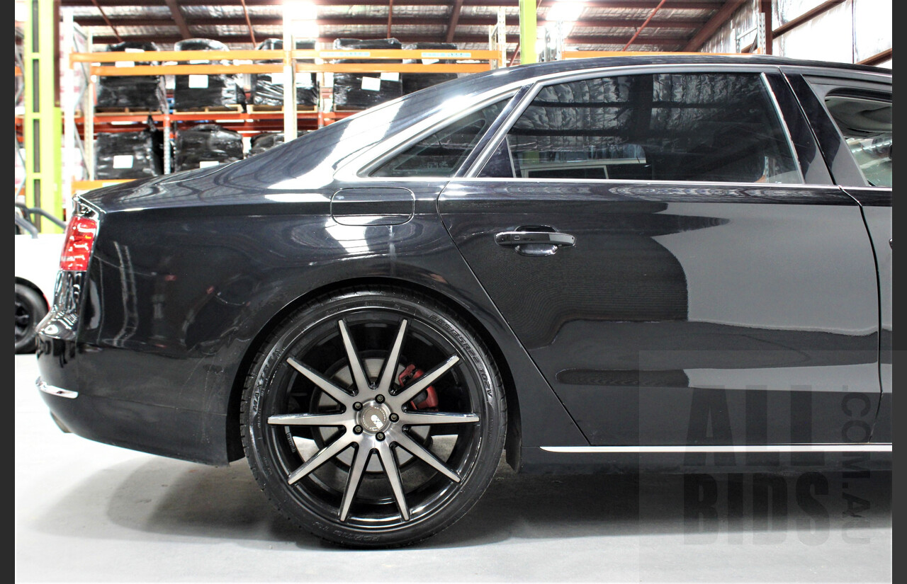 4/2013 Audi A8 L 3.0 TDi Quattro 4H MY12 4d Sedan Black 3.0L Turbo Diesel