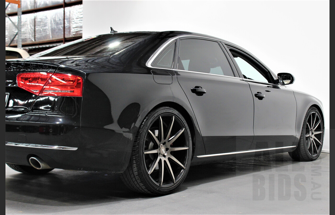 4/2013 Audi A8 L 3.0 TDi Quattro 4H MY12 4d Sedan Black 3.0L Turbo Diesel