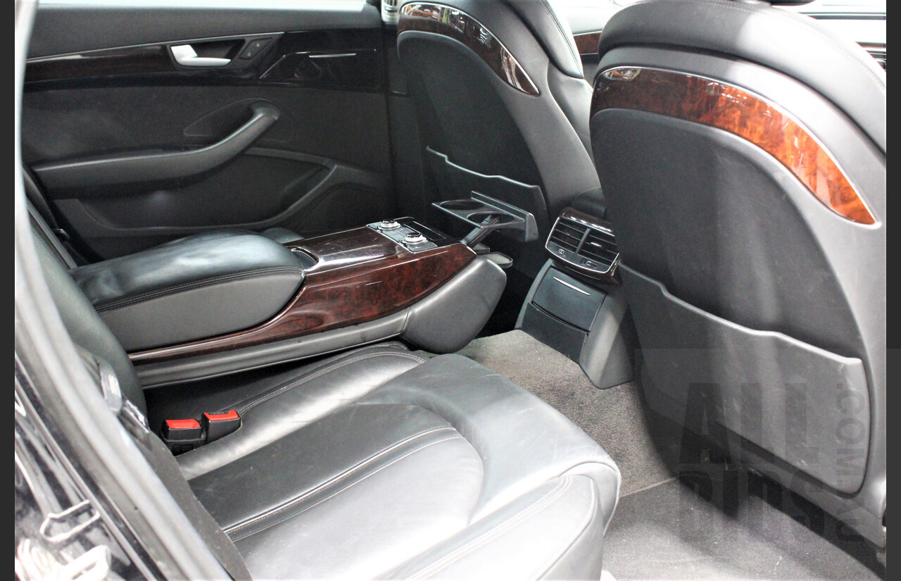 4/2013 Audi A8 L 3.0 TDi Quattro 4H MY12 4d Sedan Black 3.0L Turbo Diesel
