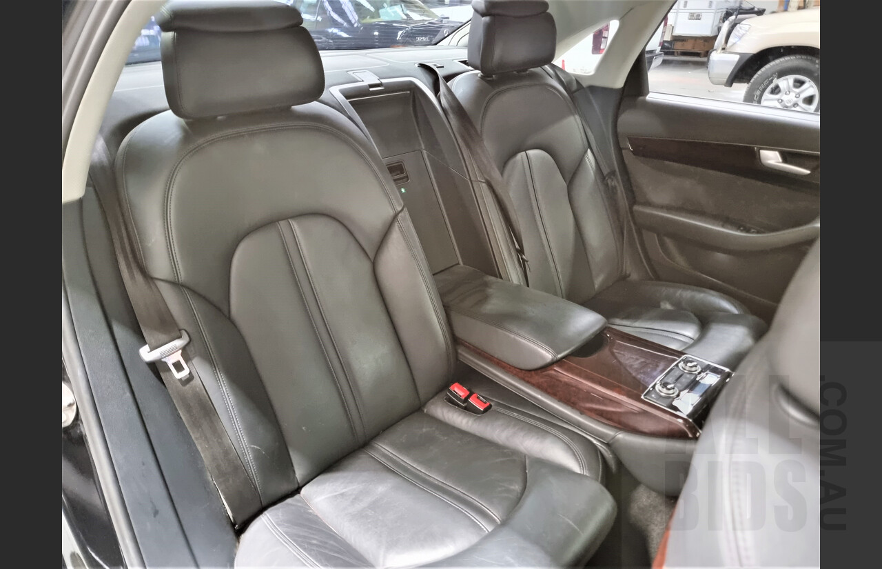 4/2013 Audi A8 L 3.0 TDi Quattro 4H MY12 4d Sedan Black 3.0L Turbo Diesel