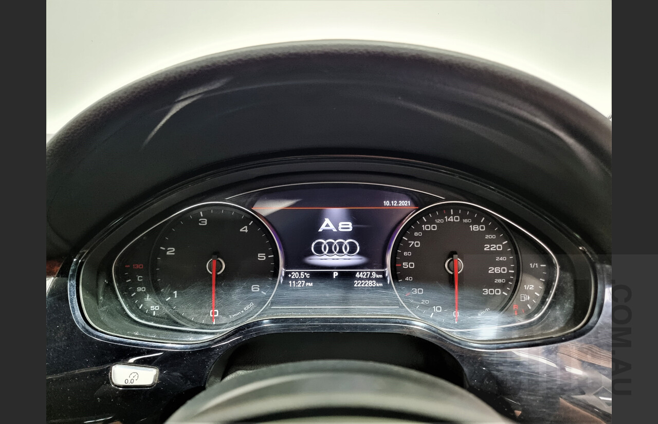 4/2013 Audi A8 L 3.0 TDi Quattro 4H MY12 4d Sedan Black 3.0L Turbo Diesel