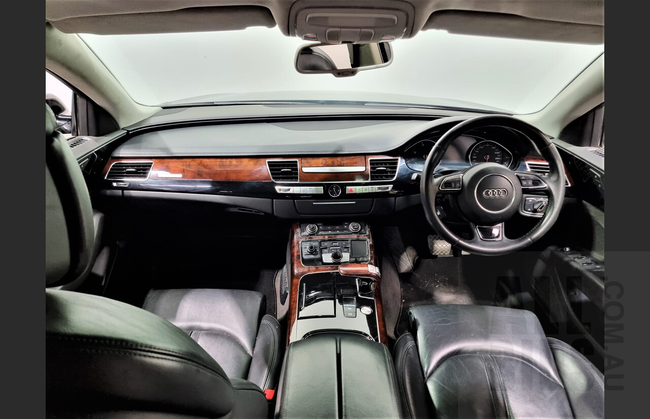 4/2013 Audi A8 L 3.0 TDi Quattro 4H MY12 4d Sedan Black 3.0L Turbo Diesel