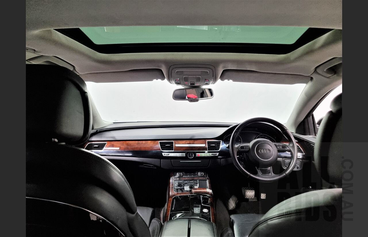 4/2013 Audi A8 L 3.0 TDi Quattro 4H MY12 4d Sedan Black 3.0L Turbo Diesel