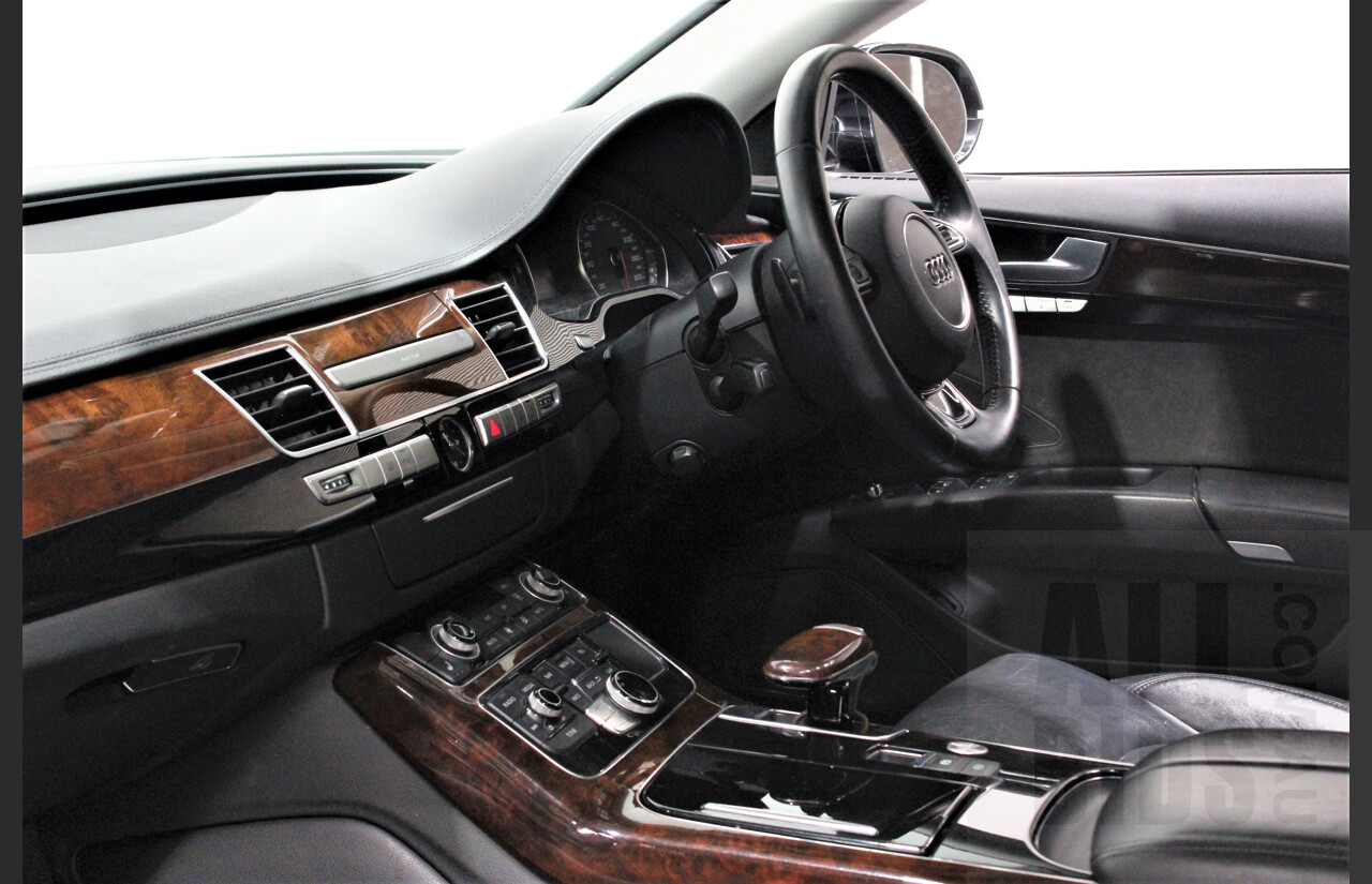 4/2013 Audi A8 L 3.0 TDi Quattro 4H MY12 4d Sedan Black 3.0L Turbo Diesel