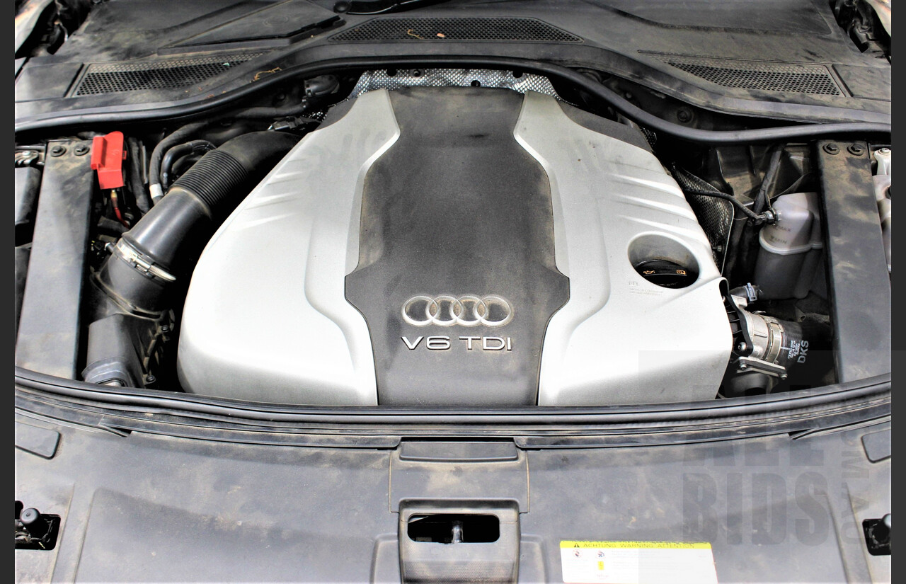 4/2013 Audi A8 L 3.0 TDi Quattro 4H MY12 4d Sedan Black 3.0L Turbo Diesel