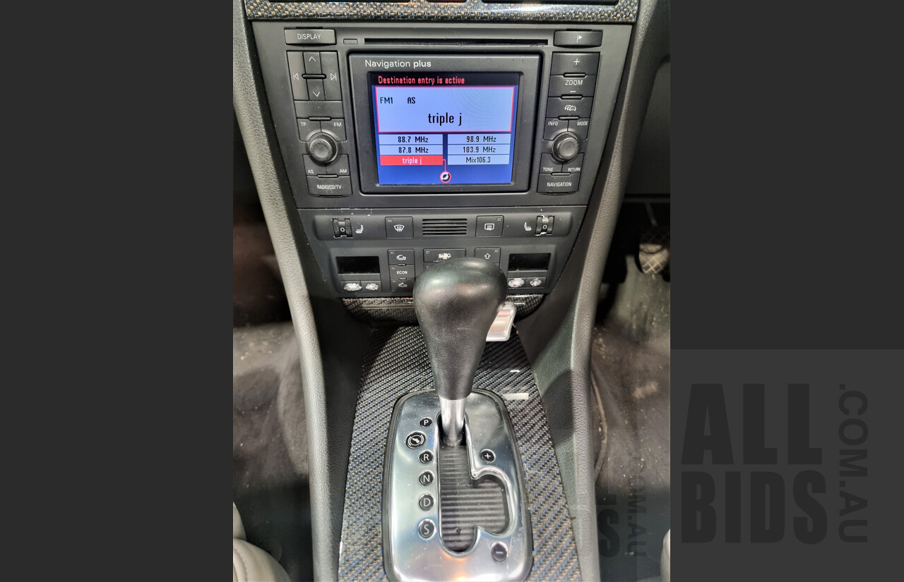 4/2004 Audi S6 C5 4.2 Quattro 4B 4d Sedan Nogaro Blue 4.2L V8
