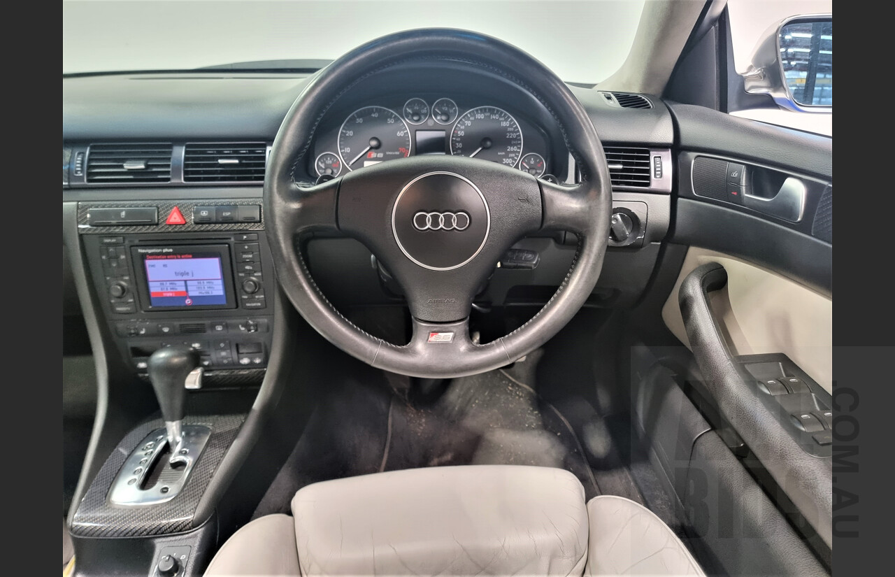 4/2004 Audi S6 C5 4.2 Quattro 4B 4d Sedan Nogaro Blue 4.2L V8