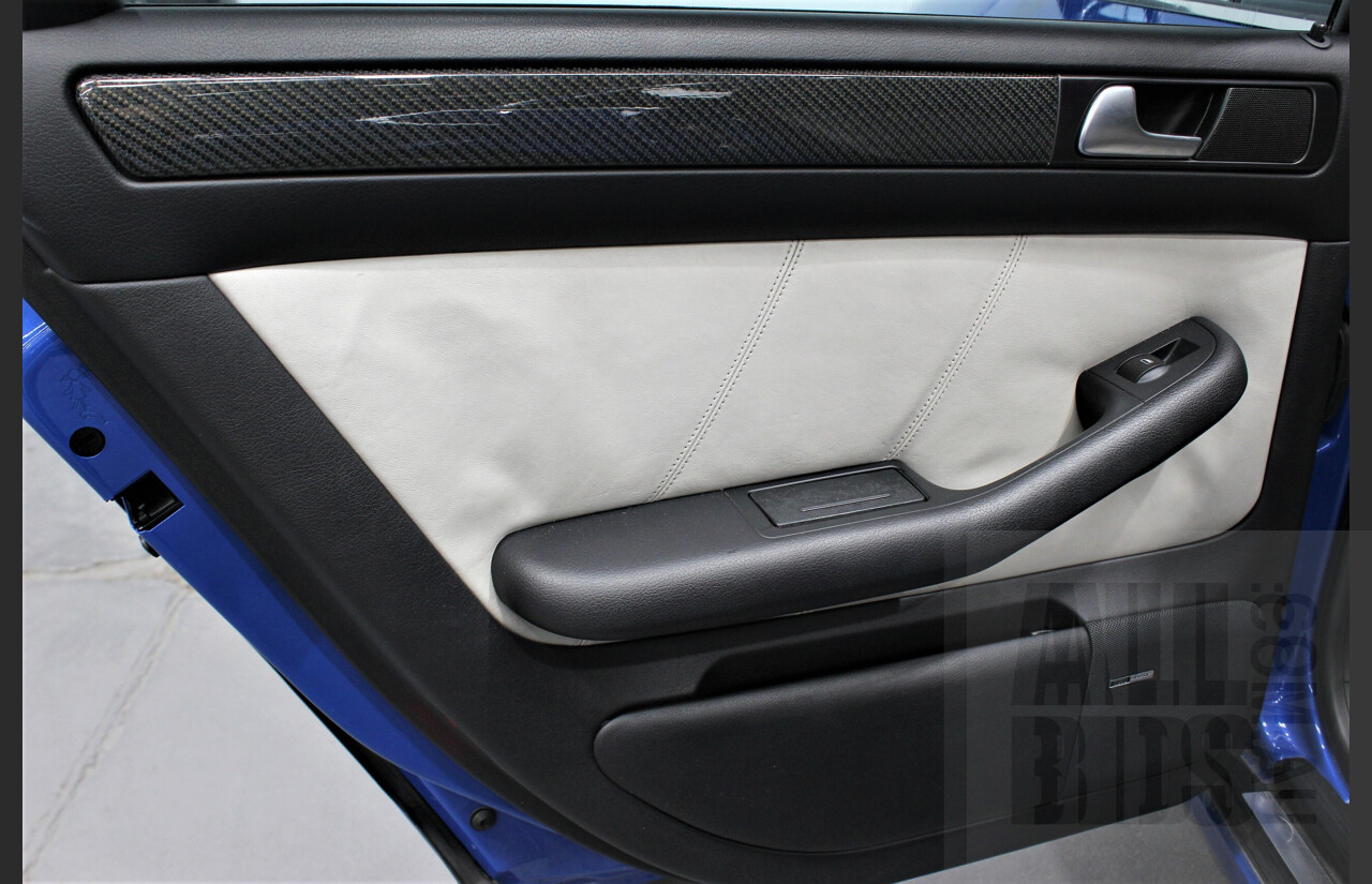 4/2004 Audi S6 C5 4.2 Quattro 4B 4d Sedan Nogaro Blue 4.2L V8