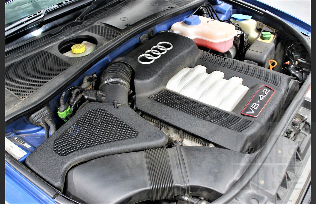 4/2004 Audi S6 C5 4.2 Quattro 4B 4d Sedan Nogaro Blue 4.2L V8