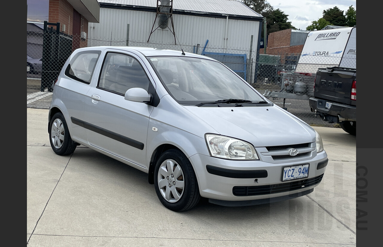 11/2003 Hyundai Getz XL TB 3d Hatchback Silver 1.3L