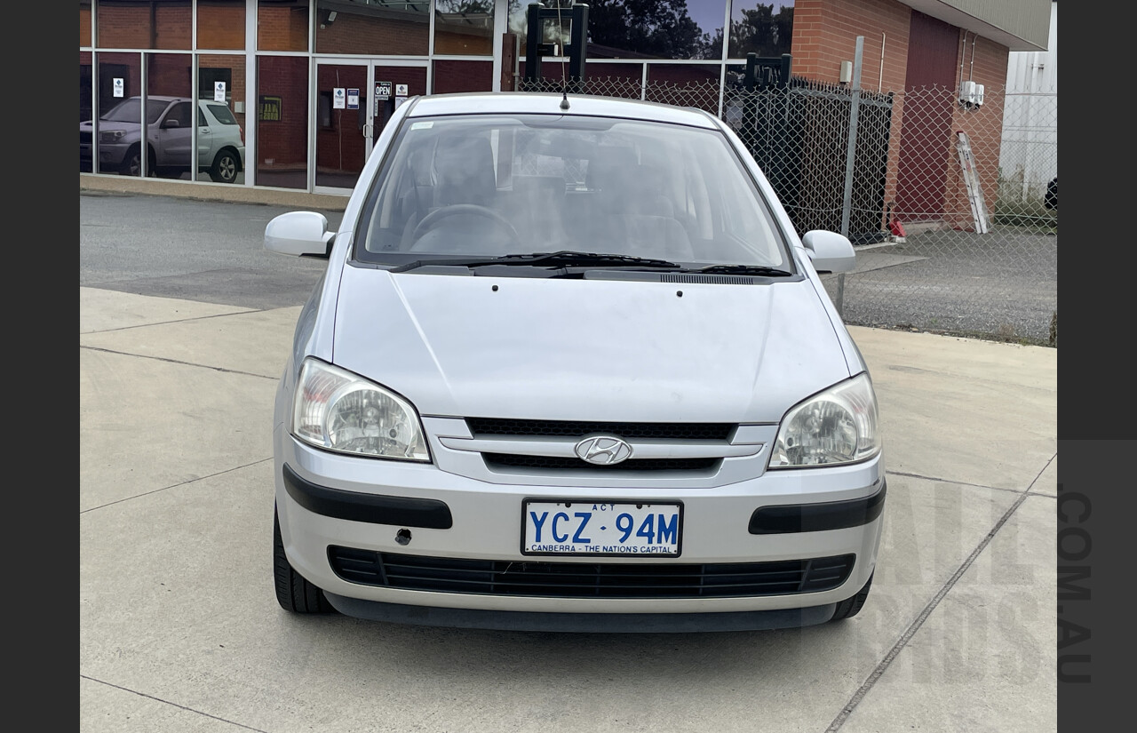 11/2003 Hyundai Getz XL TB 3d Hatchback Silver 1.3L