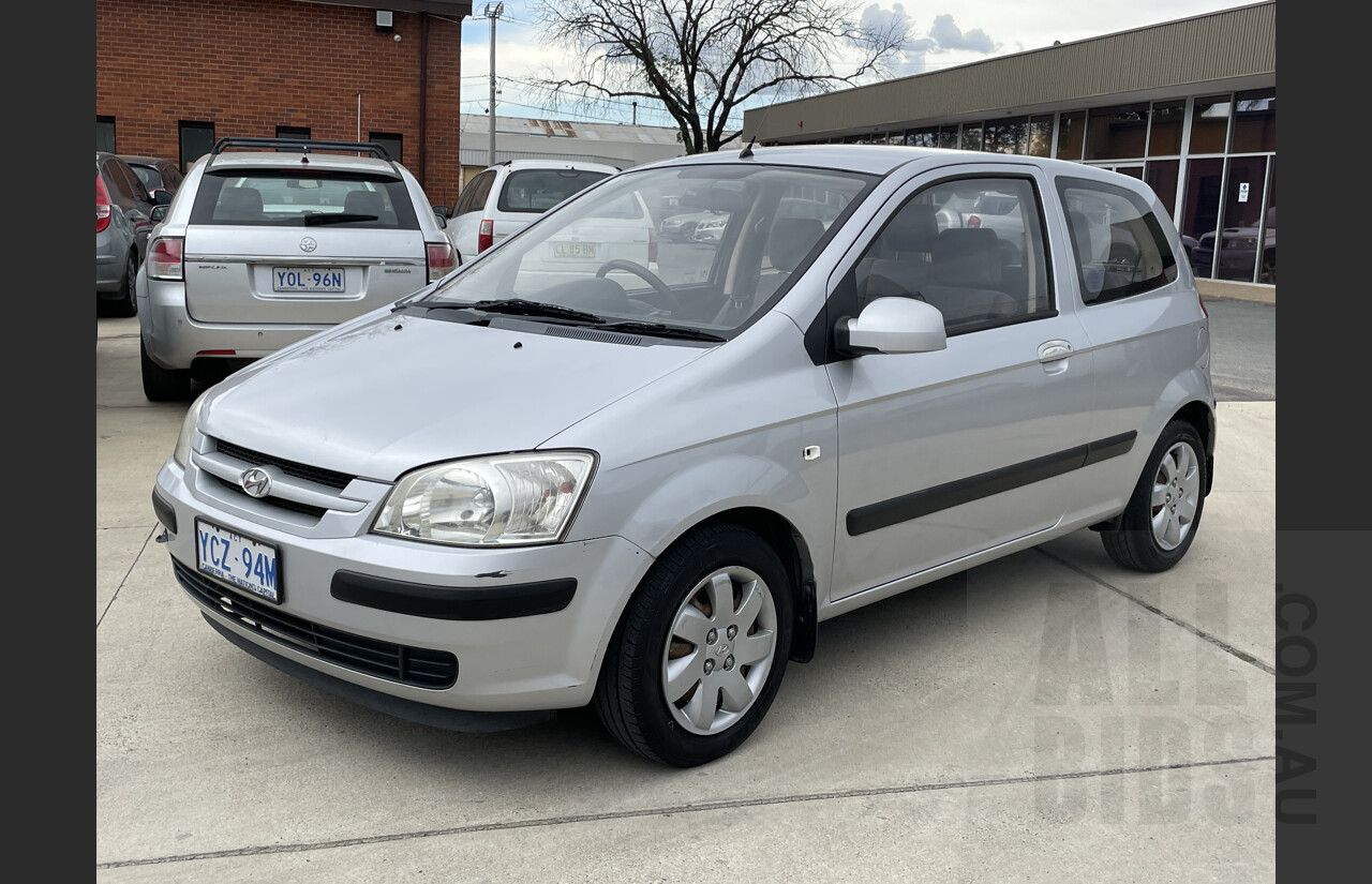 11/2003 Hyundai Getz XL TB 3d Hatchback Silver 1.3L