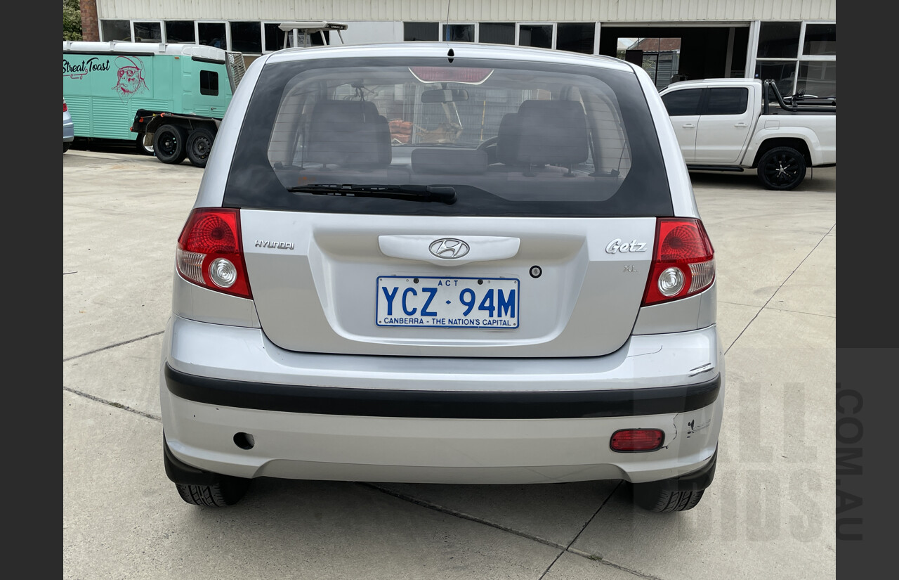 11/2003 Hyundai Getz XL TB 3d Hatchback Silver 1.3L