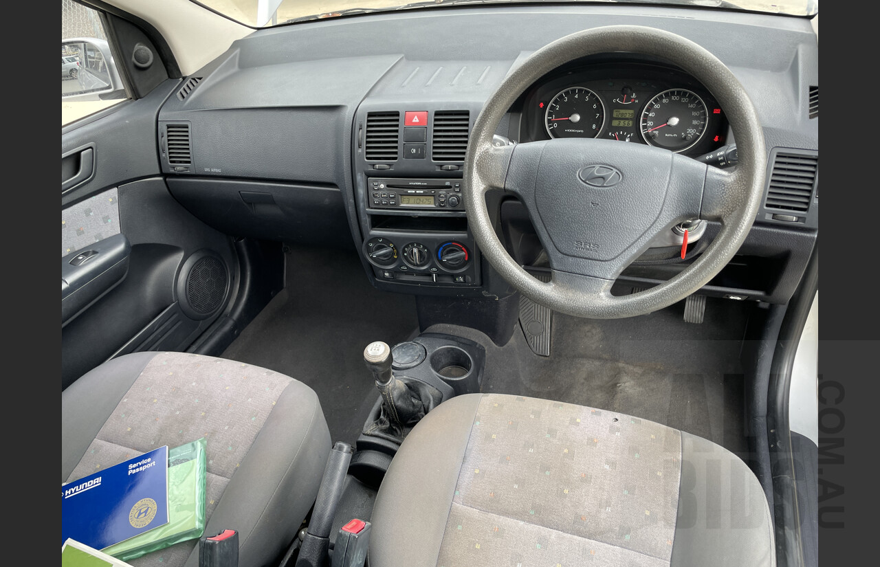 11/2003 Hyundai Getz XL TB 3d Hatchback Silver 1.3L