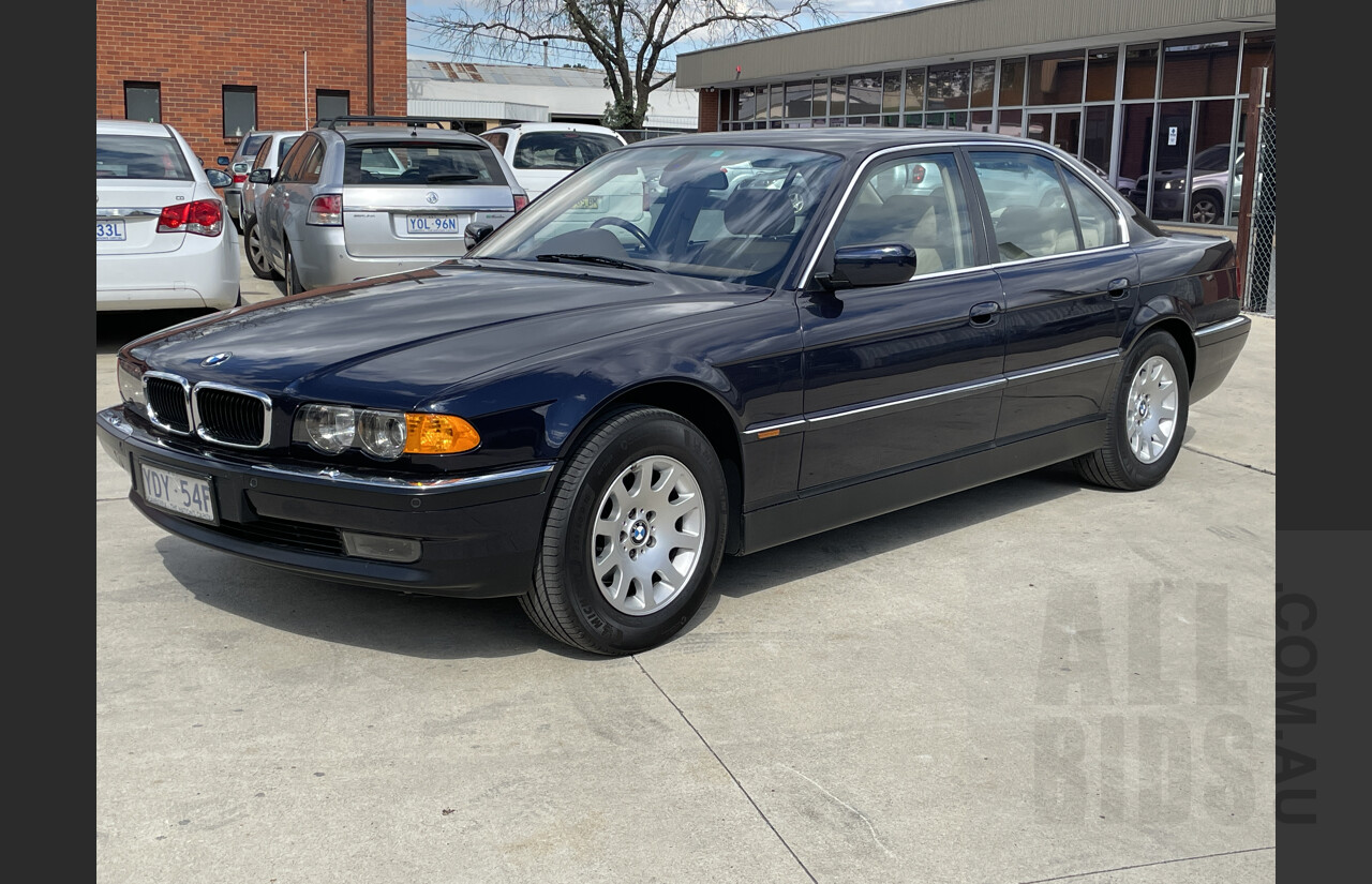 1/1999 Bmw 735i 4d Sedan Blue 3.5L
