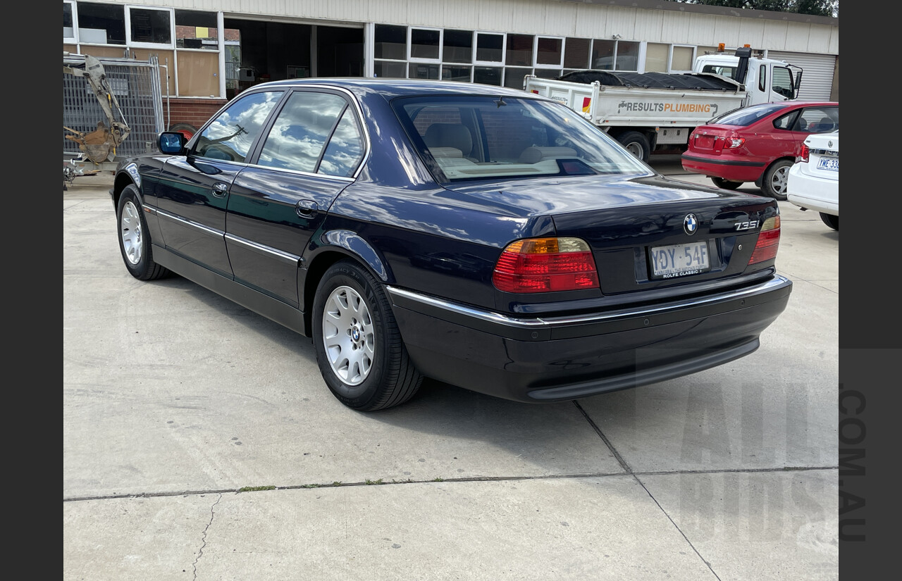 1/1999 Bmw 735i 4d Sedan Blue 3.5L