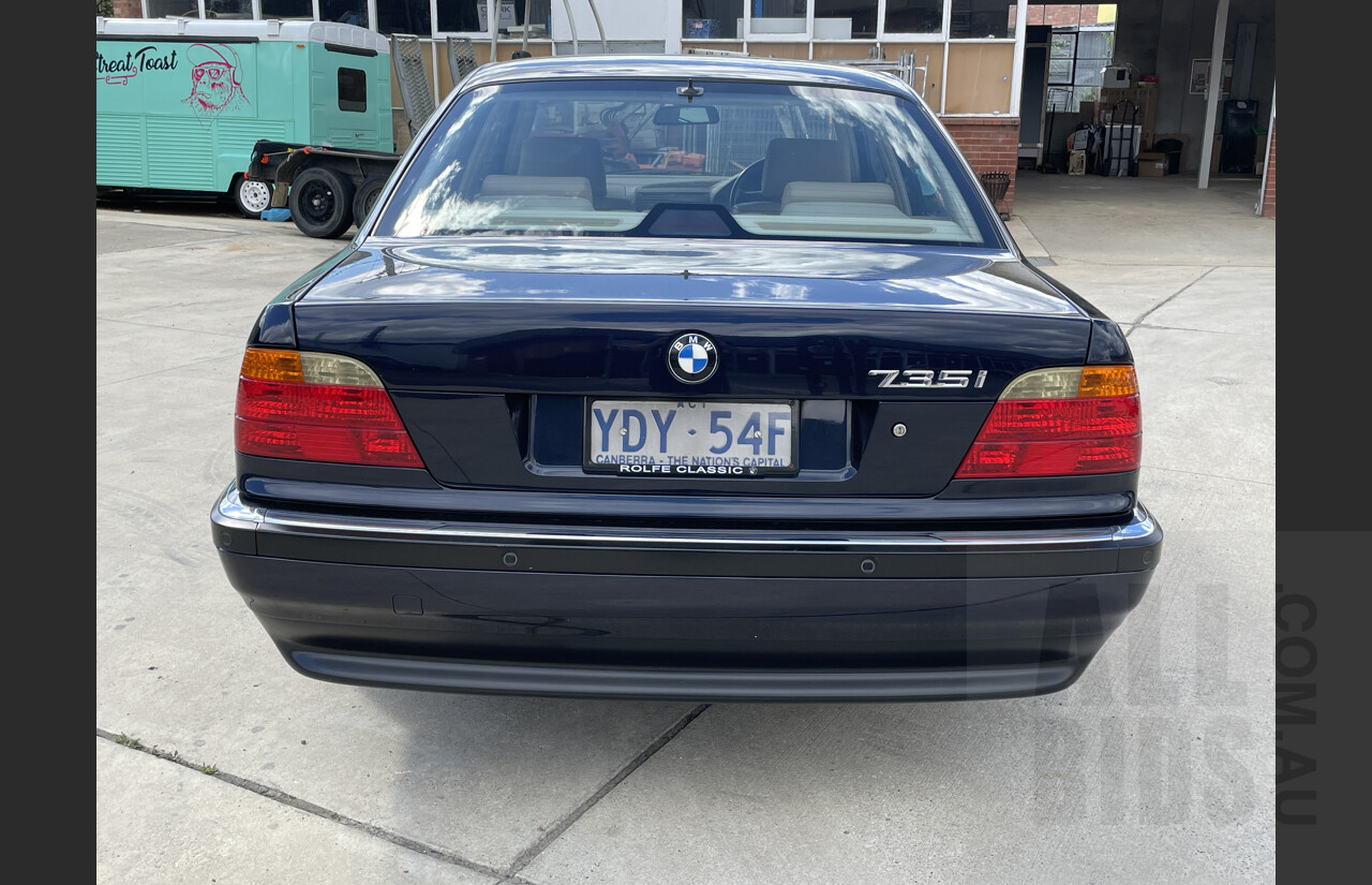 1/1999 Bmw 735i 4d Sedan Blue 3.5L