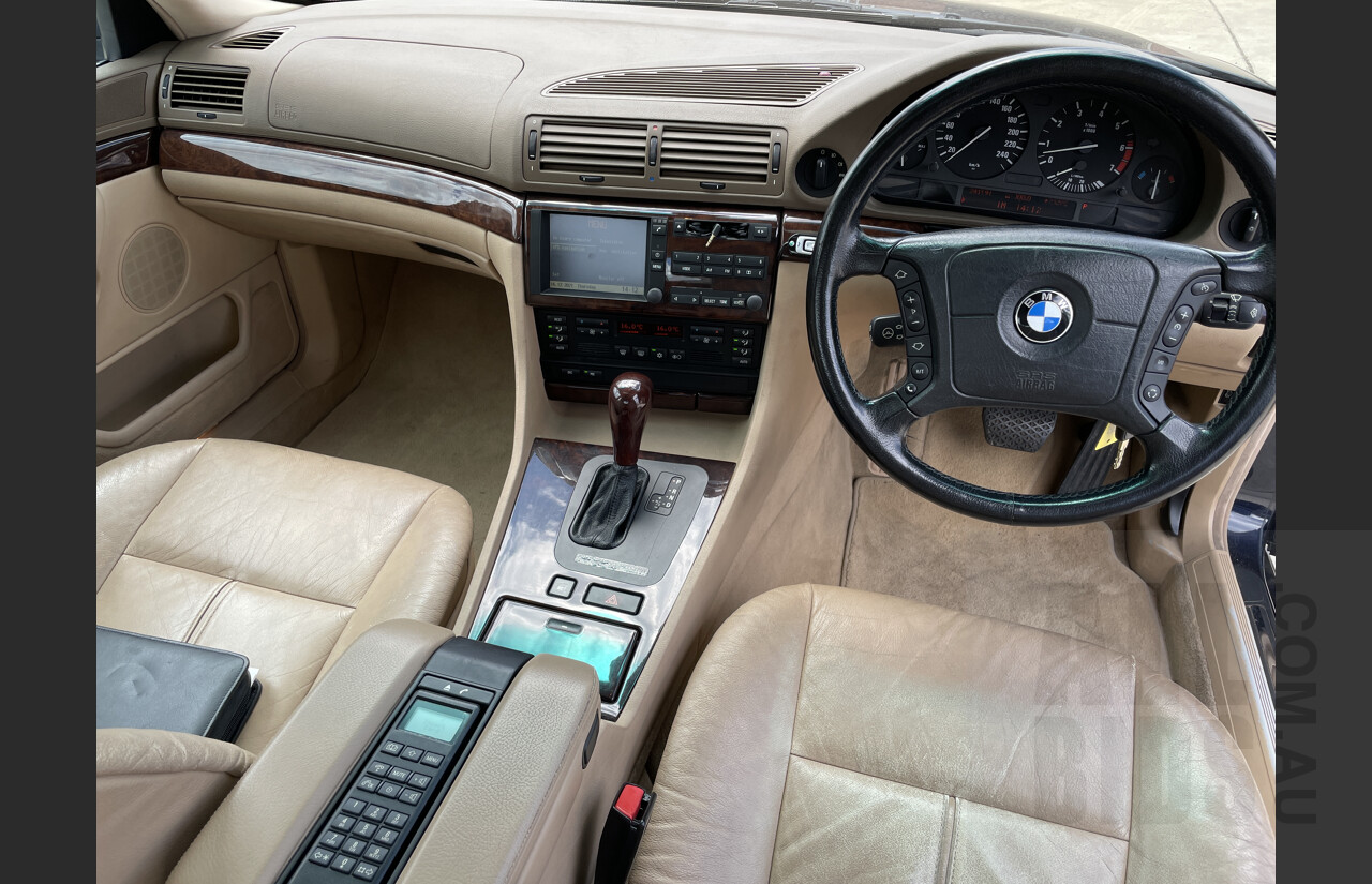 1/1999 Bmw 735i 4d Sedan Blue 3.5L