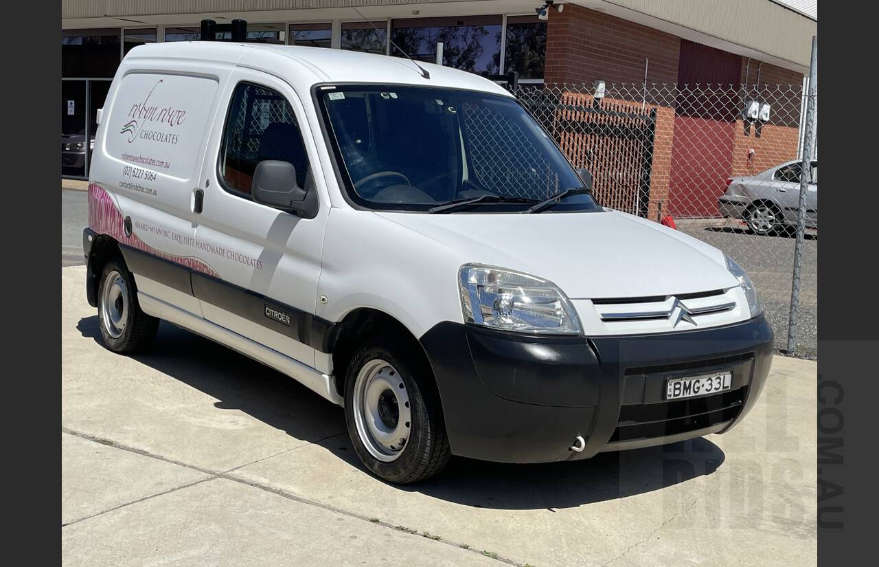 6/2009 Citroen Berlingo Ii  M59 2d Panelvan White 1.4L