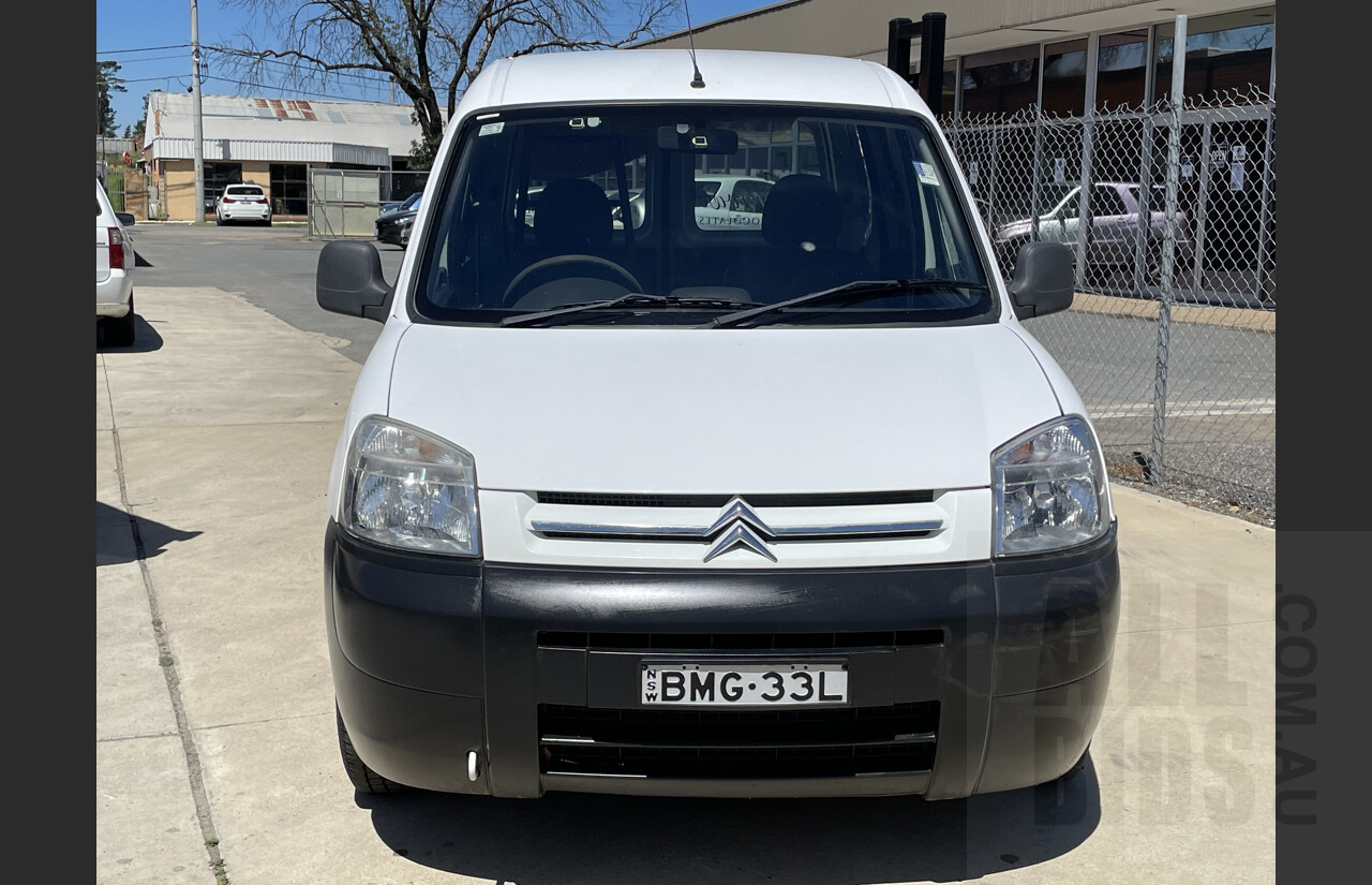 6/2009 Citroen Berlingo Ii  M59 2d Panelvan White 1.4L