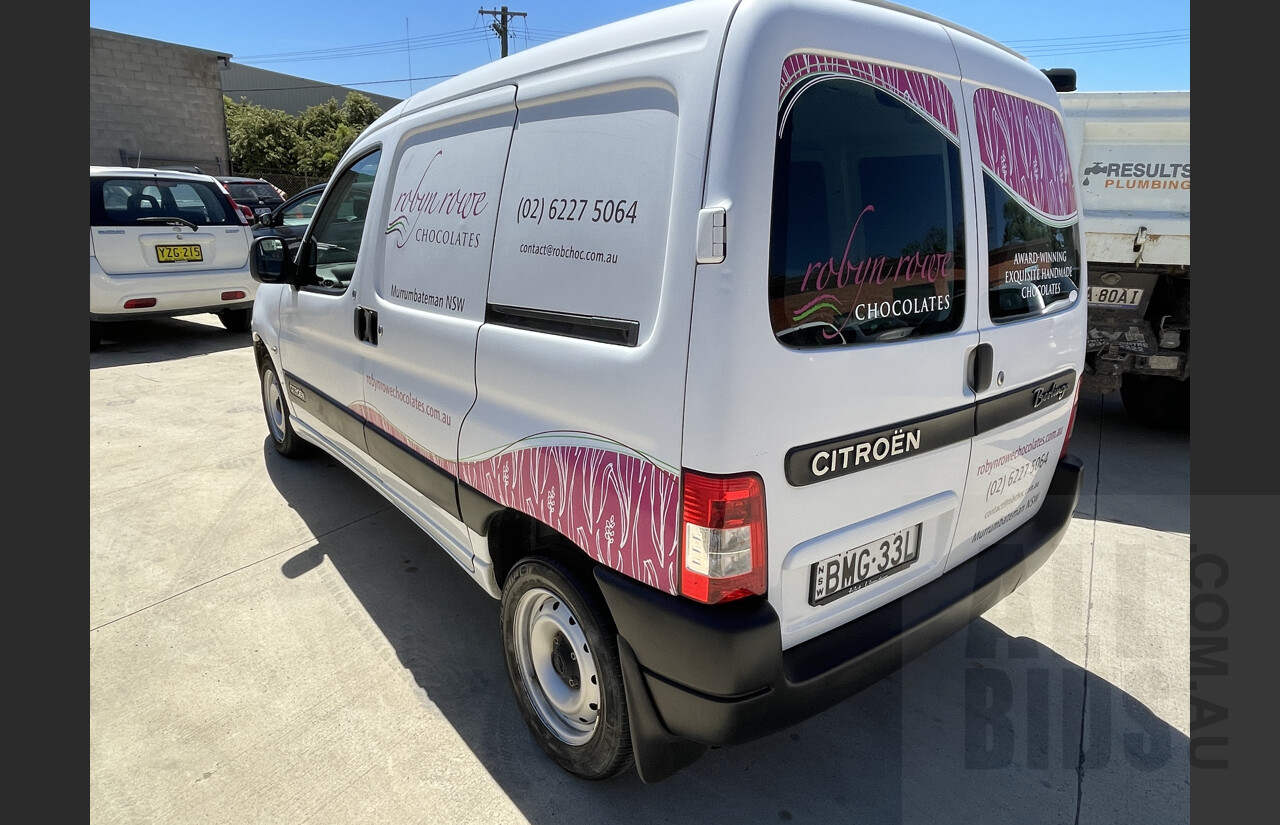 6/2009 Citroen Berlingo Ii  M59 2d Panelvan White 1.4L