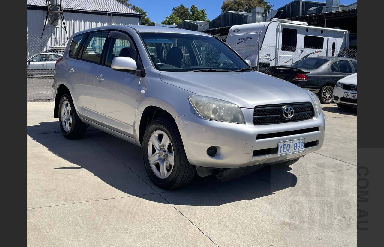 6/2006 Toyota Rav4 CV (4x4) ACA33R 4d Wagon Silver 2.4L