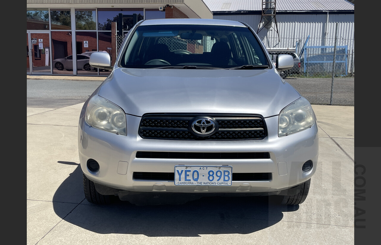 6/2006 Toyota Rav4 CV (4x4) ACA33R 4d Wagon Silver 2.4L
