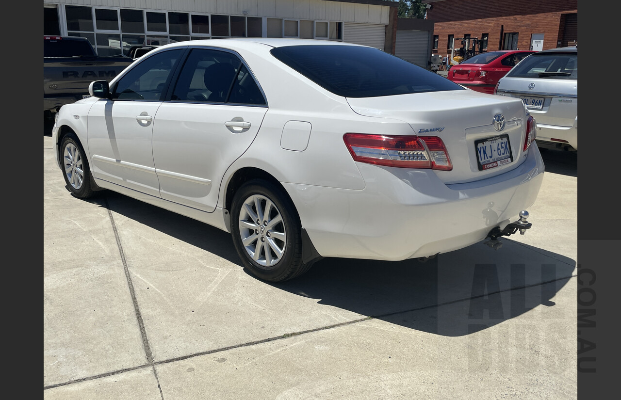 7/2011 Toyota Camry Altise ACV40R 09 UPGRADE 4d Sedan White 2.4L