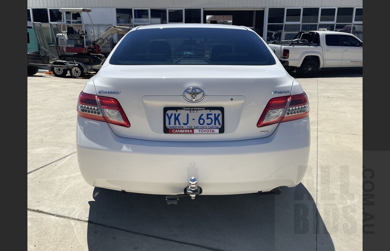 7/2011 Toyota Camry Altise ACV40R 09 UPGRADE 4d Sedan White 2.4L