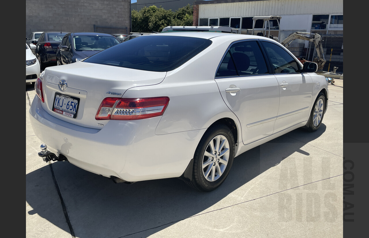 7/2011 Toyota Camry Altise ACV40R 09 UPGRADE 4d Sedan White 2.4L