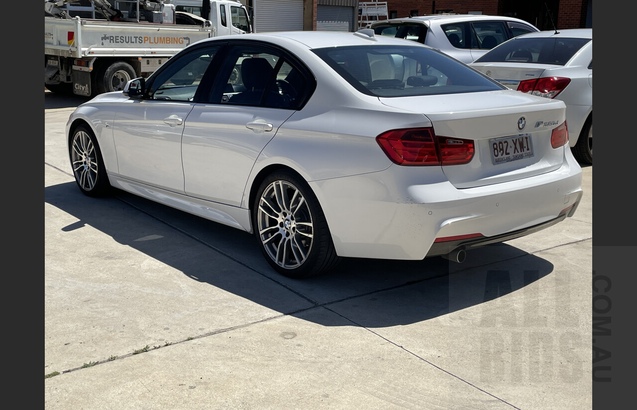 11/2012 BMW 320d Msport F30 4d Sedan White 2.0L
