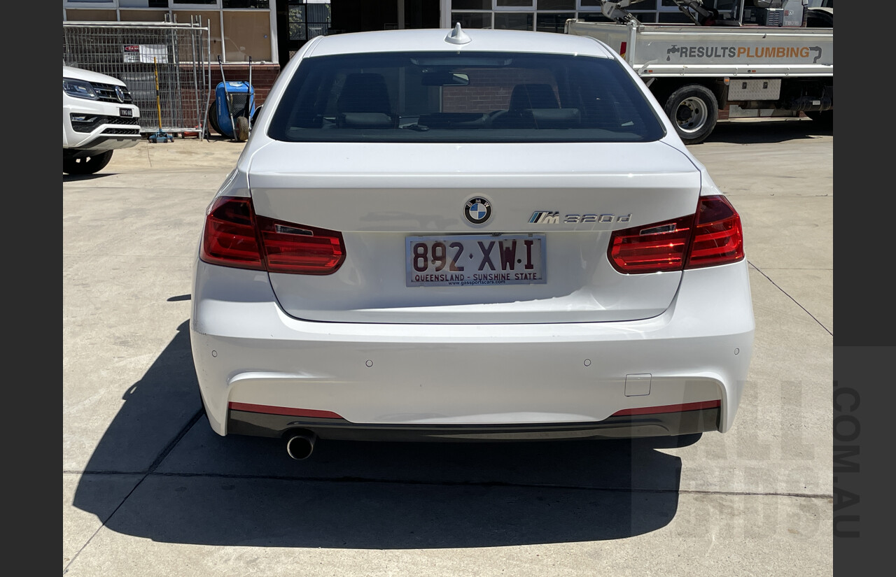 11/2012 BMW 320d Msport F30 4d Sedan White 2.0L