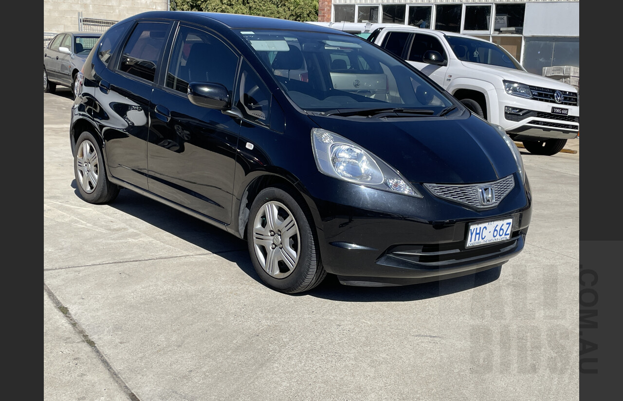 4/2010 Honda Jazz GLi GE 5d Hatchback Black 1.3L