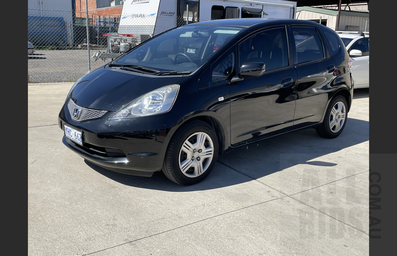 4/2010 Honda Jazz GLi GE 5d Hatchback Black 1.3L