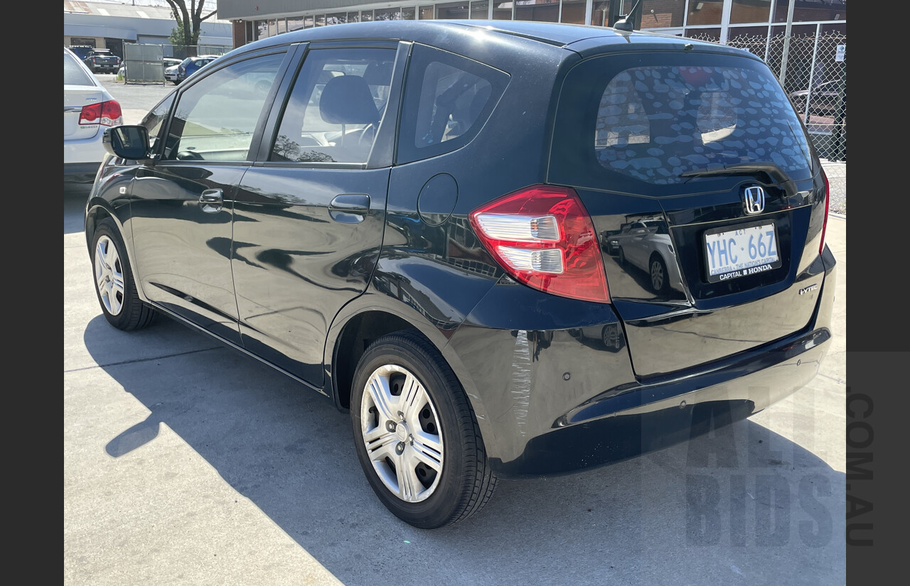 4/2010 Honda Jazz GLi GE 5d Hatchback Black 1.3L