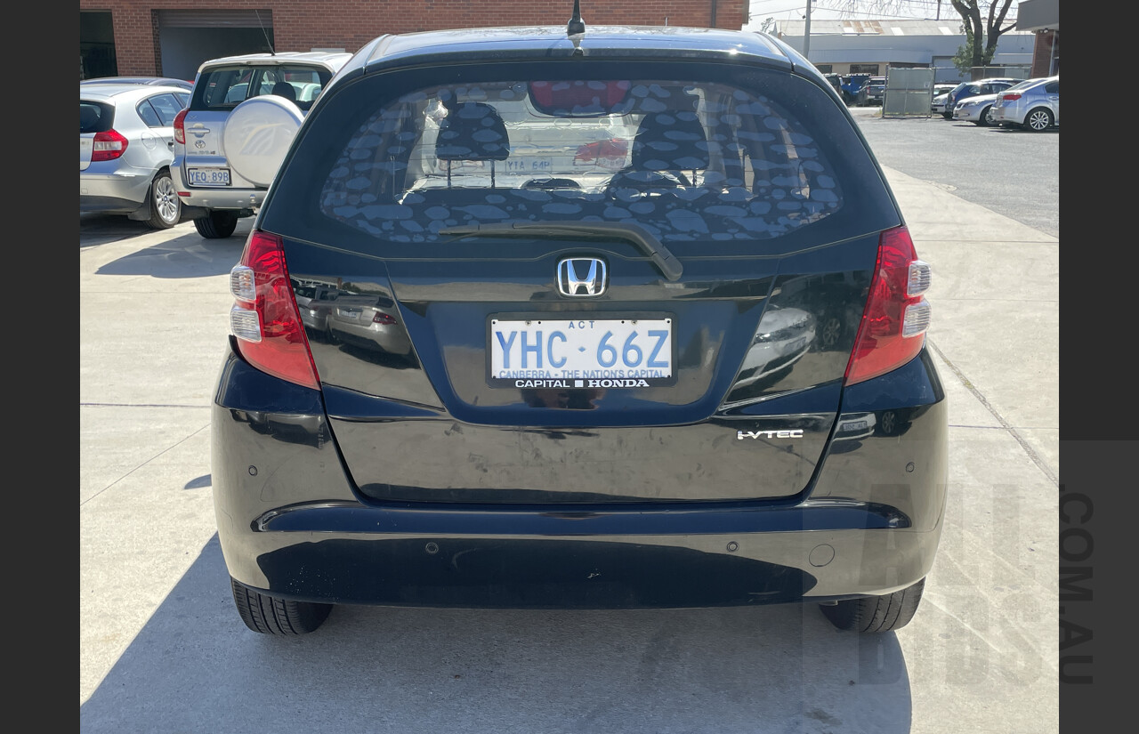 4/2010 Honda Jazz GLi GE 5d Hatchback Black 1.3L