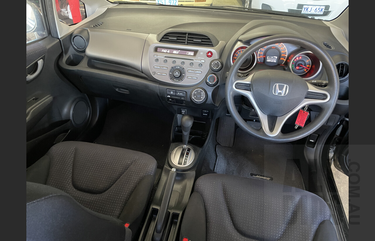 4/2010 Honda Jazz GLi GE 5d Hatchback Black 1.3L