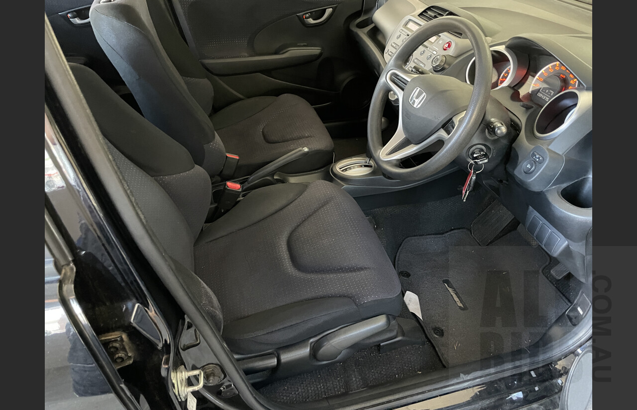 4/2010 Honda Jazz GLi GE 5d Hatchback Black 1.3L