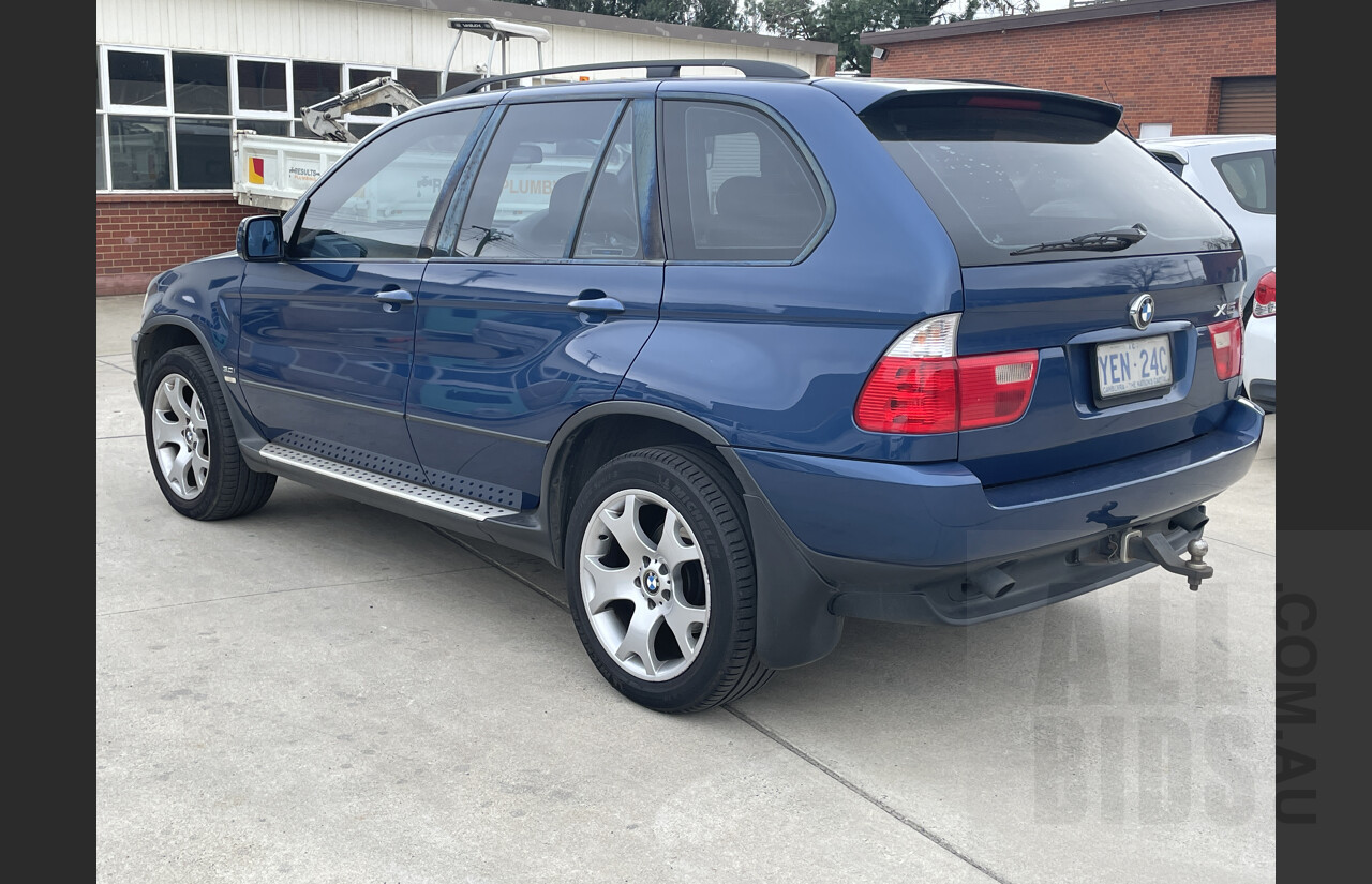 8/2002 BMW X5 3.0i E53 4d Wagon Blue 3.0L