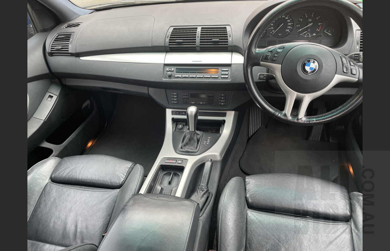 8/2002 BMW X5 3.0i E53 4d Wagon Blue 3.0L
