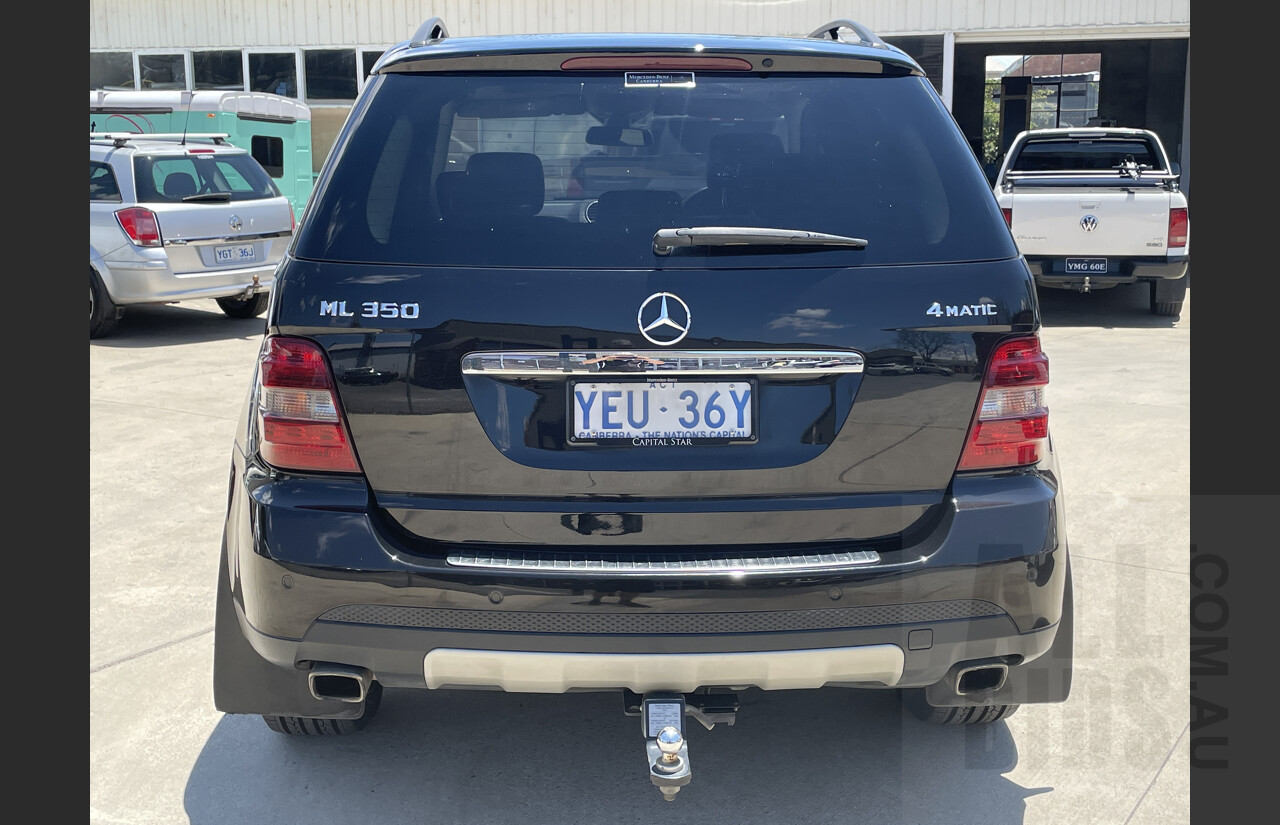 1/2007 Mercedes-Benz ML 350 Luxury (4x4) W164 4d Wagon Black 3.5L