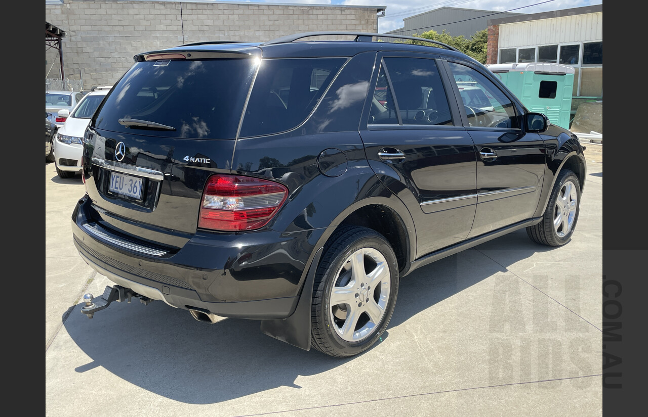 1/2007 Mercedes-Benz ML 350 Luxury (4x4) W164 4d Wagon Black 3.5L